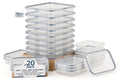Plastic food containers ( pack of 20)